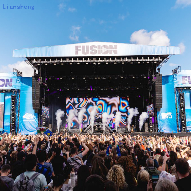 Luzes de DJ de alta qualidade para festival de música em alumínio ao ar livre sistema de treliça para telhado de palco de casamento