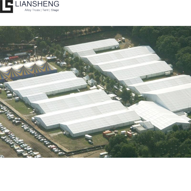 A barraca exterior branca permanente exterior do armazém das barracas para armazenamento personalizou a barraca do famoso da grande capacidade
