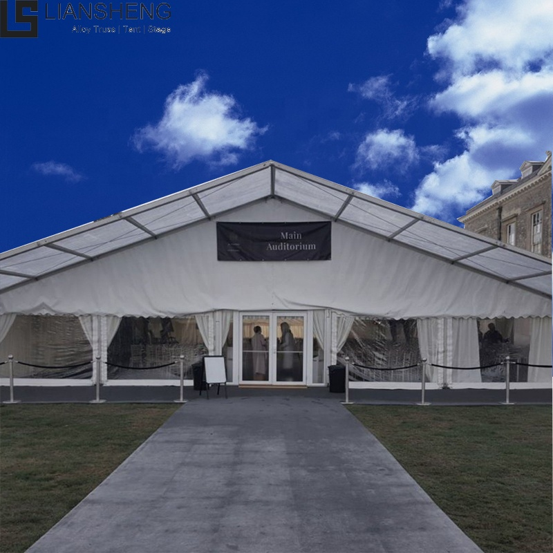 Tenda de negócios com preço de fábrica, estrutura de alumínio, cobertura à prova d'água, barraca grande, festa de eventos, para feiras comerciais