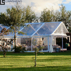 Venda quente Barraca personalizada transparente 10x20m 10x30m 20x30m Barraca de festa de casamento para eventos famosos com capacidade de 200 300 600