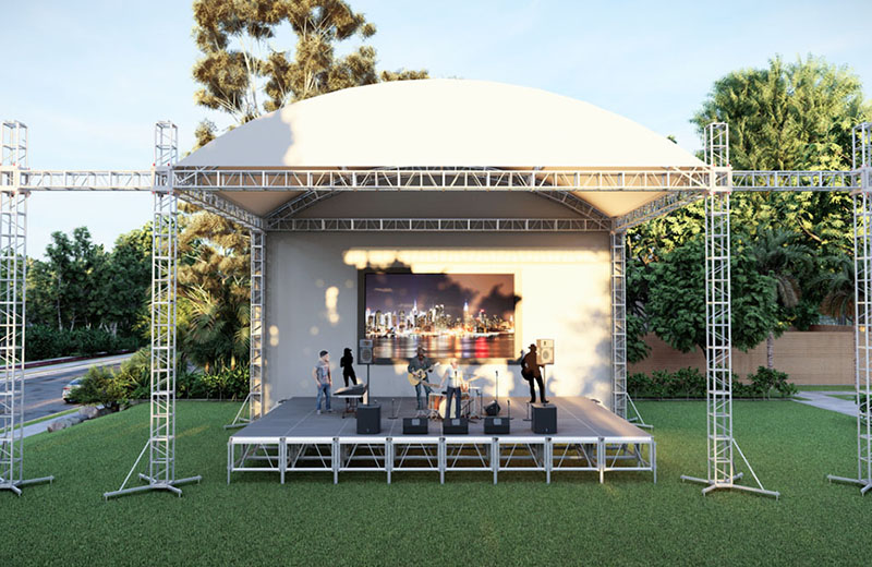 Uma introdução à aplicação e construção de treliças de palco