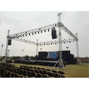 Preço de fábrica personalizado ao ar livre Lage Truss System Stage para venda fora do pódio de palco de concerto de liga de alumínio 