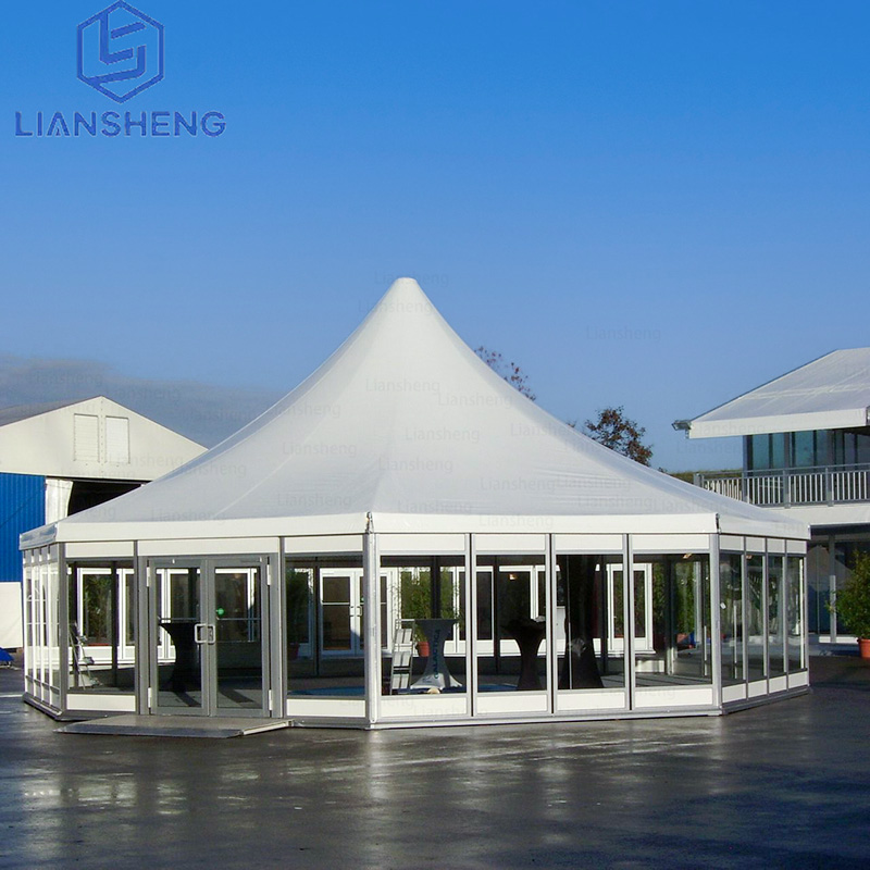 Grandes exposições temporárias de eventos grande tenda à prova d'água no telhado para barraca de eventos de feiras comerciais