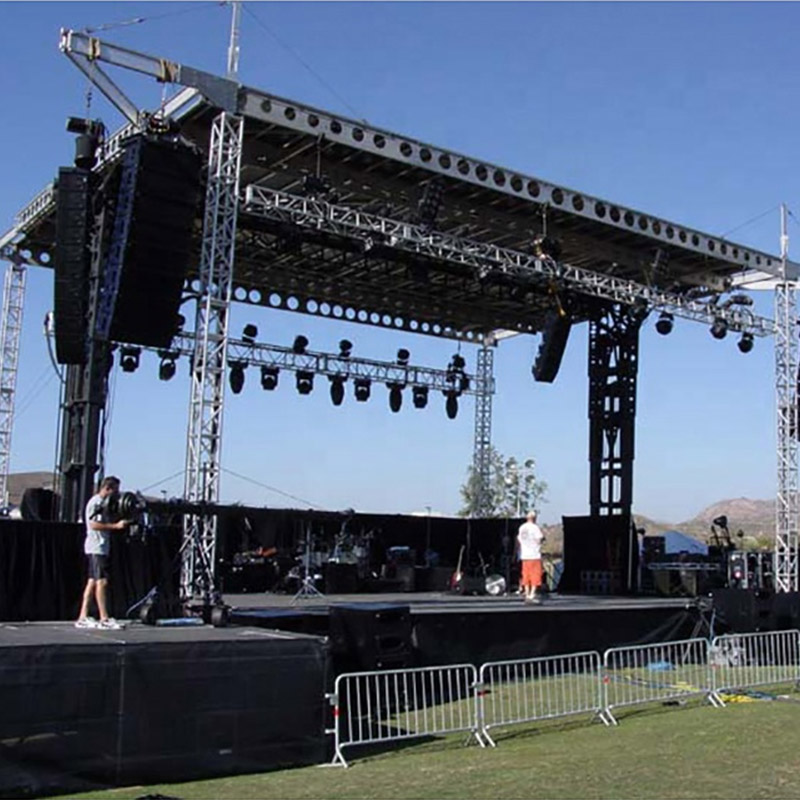 Sistema de treliça de alumínio, preço de exibição, palco móvel, show de concerto para venda, plataforma de alumínio, palco para venda