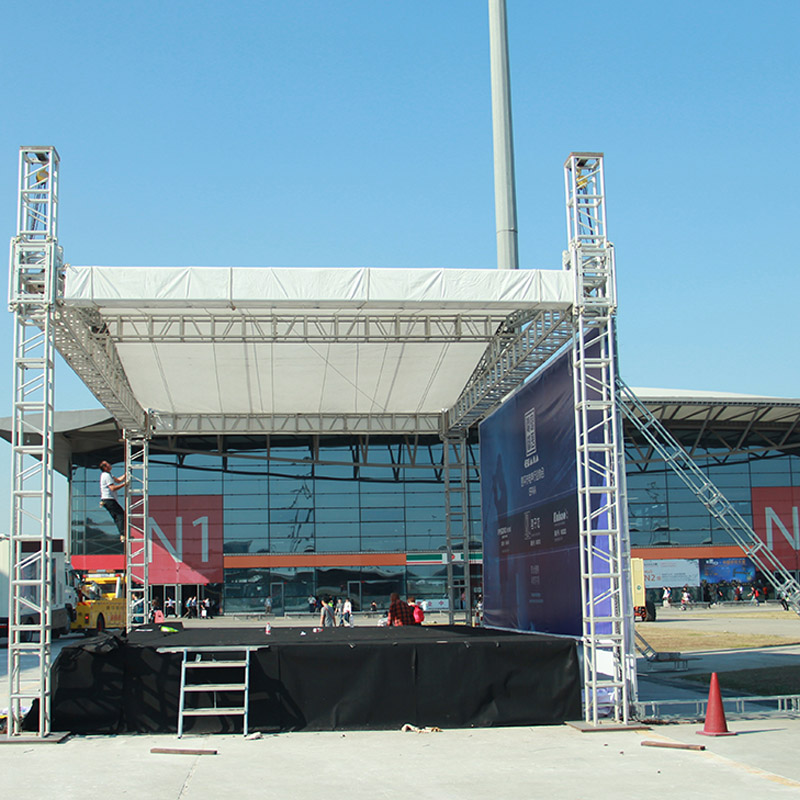 Evento ao ar livre de alumínio concerto treliça display display palco ao ar livre palco de alumínio para venda