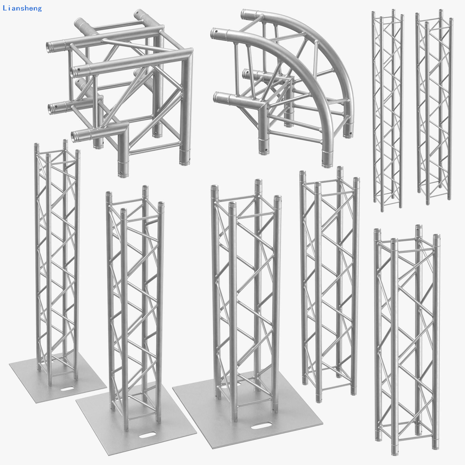 Fornecimento direto da fábrica venda quente 12x10x6 m sistema de suporte de treliça de concerto ao ar livre palco de luz concerto de pódio com sistema de elevação 