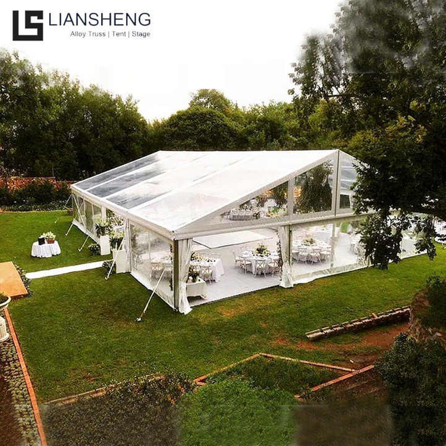 Fabricante de tenda de casamento de luxo em liga de alumínio para venda fornecedor de tenda para festas de eventos