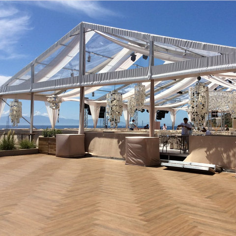 Grande barraca de igreja com estrutura de alumínio para barracas externas de eventos 15x30m