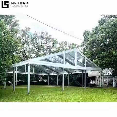 Tenda para festas de casamento transparente e transparente para venda