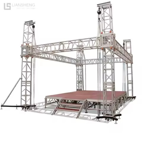 [Série Sparks] Sistema de treliça de palco personalizado para bandas pequenas - Criando palcos profissionais para músicas originais, fazendo com que cada apresentação brilhe com brilho único