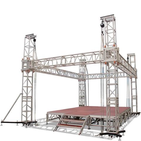 Treliça modular barata por atacado do parafuso do espigão da liga de alumínio 300*300mm,400*400mm,400*600mm,520*760mm