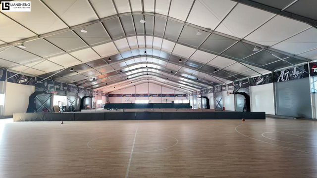 Soluções para tendas para eventos esportivos