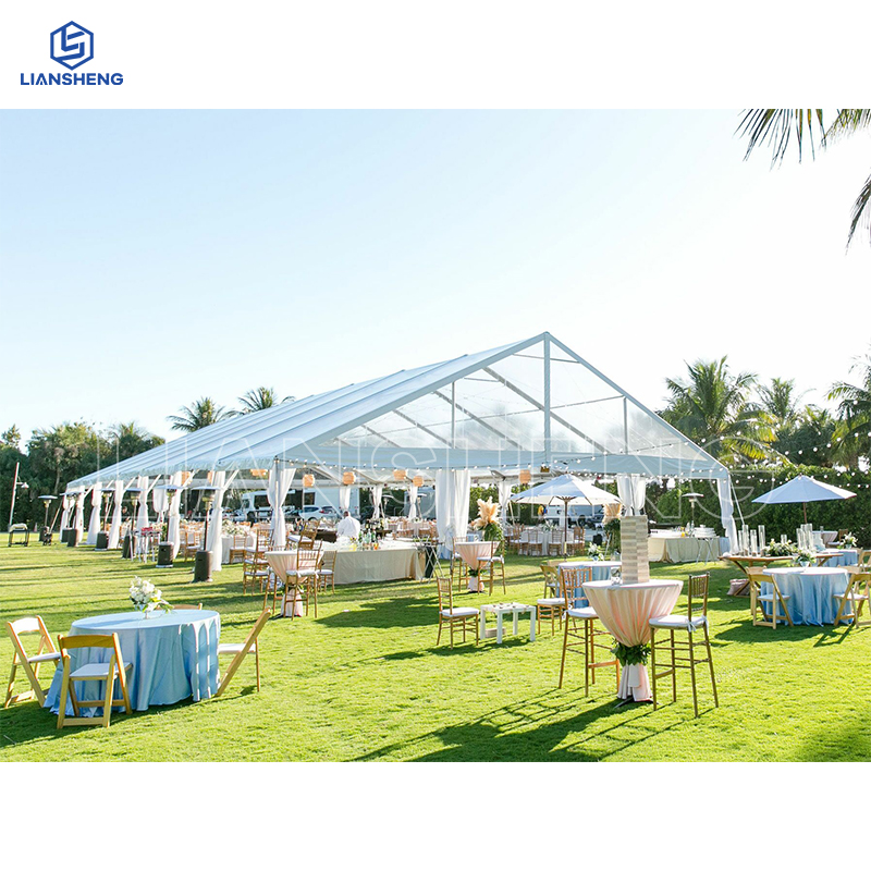 Fabricante de tenda de casamento de luxo em liga de alumínio para venda fornecedor de tenda para festas de eventos