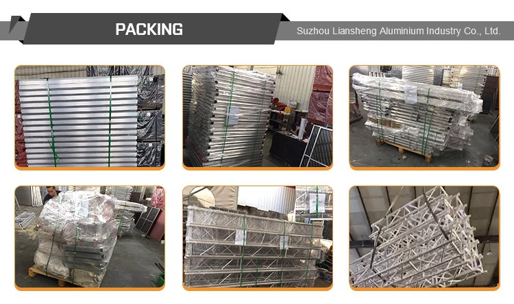 Palco de casamento de alum&iacute;nio de vidro port&aacute;til dobr&aacute;vel