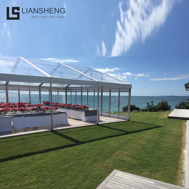 Tenda Panorâmica Exterior Crystal Plaza 25x45m