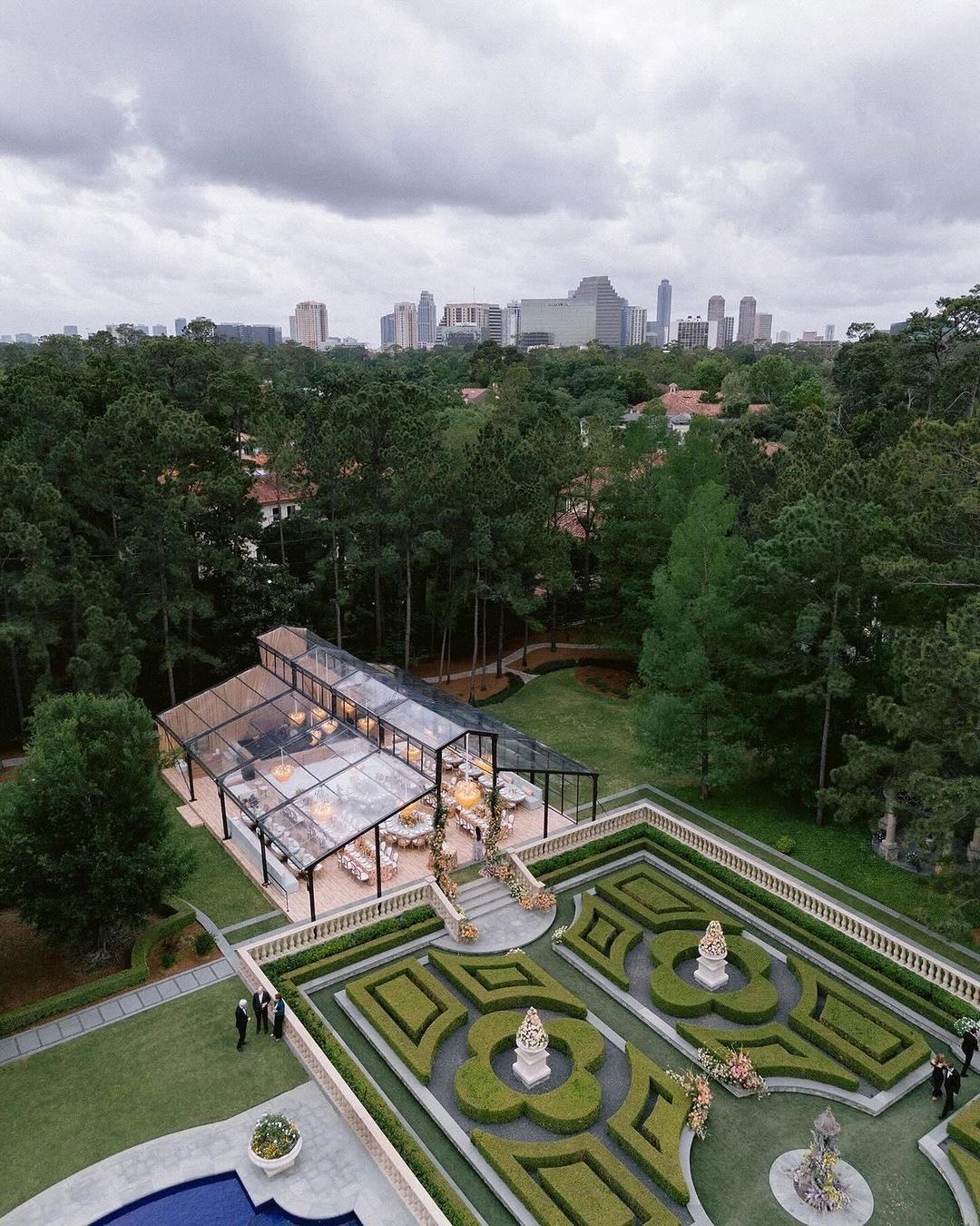 Tenda de luxo transparente para festa de casamento ao ar livre de alta qualidade para venda