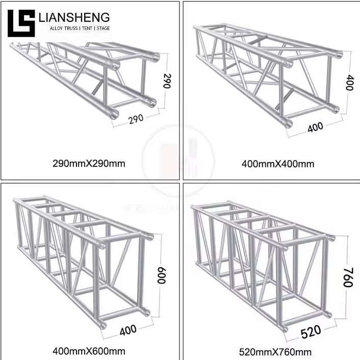 Plataforma de palco portátil de alumínio, tela antiderrapante para palco de concerto, pódio, telhado triangular
