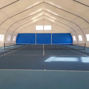 Tendas externas curvas populares, estrutura de alumínio, quadra de tênis de basquete, barraca esportiva, barraca de negócios