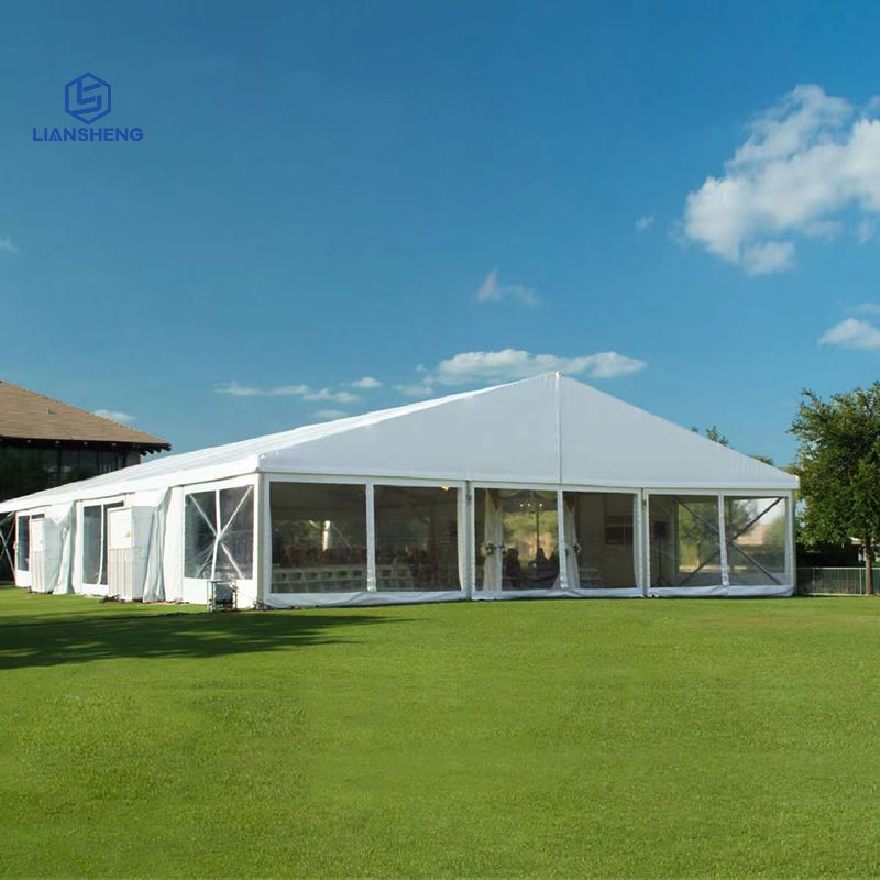 Tenda branca luxuosa grande grande tipi, 200 300 500 pessoas, festa ao ar livre, casamento, pagode, tenda para eventos