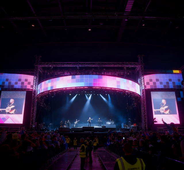 sistema de fardo de alumínio da grande fase do concerto do × 40m de 20m
