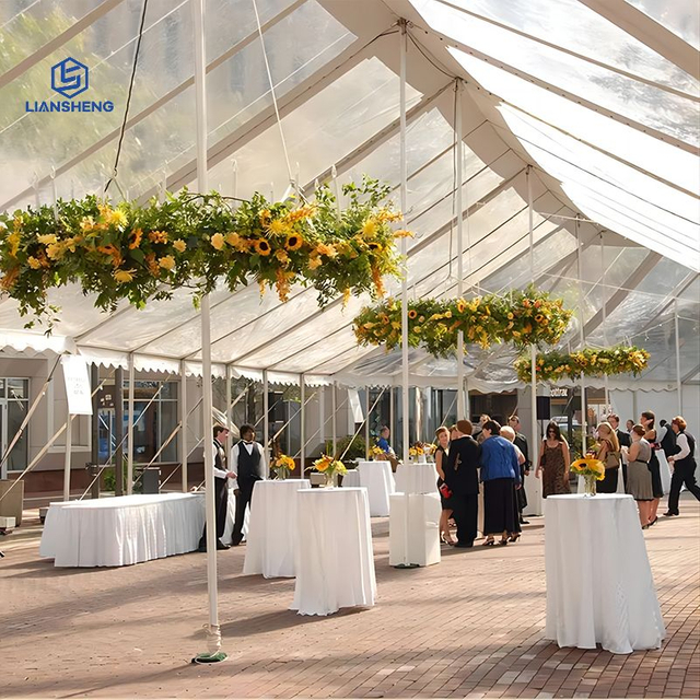 Liansheng · Pavilhão Star Dome | Tenda Panorâmica Transparente para Casamento (15m x 25m Custom Made)