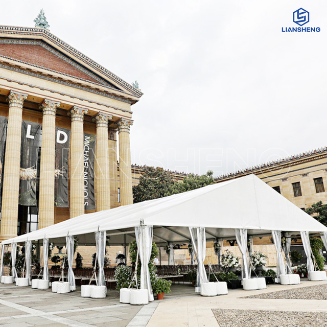 Grande layout de barraca de casamento de alumínio 40mx60m para eventos de alta classe