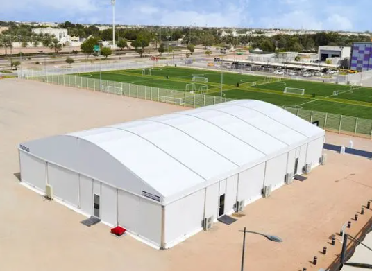 Tenda de armazenamento industrial ao ar livre para servi&ccedil;os pesados