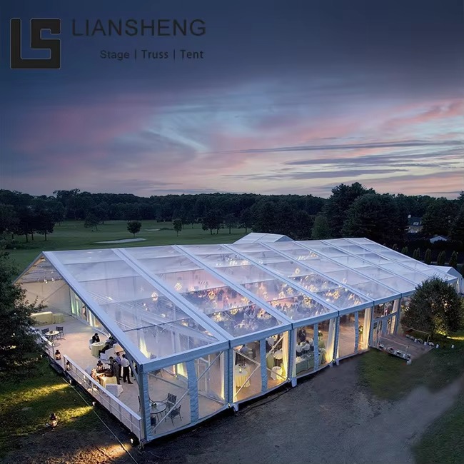 Barraca clara da festa do evento do casamento da tampa da liga de alumínio para 100 300 500 pessoas