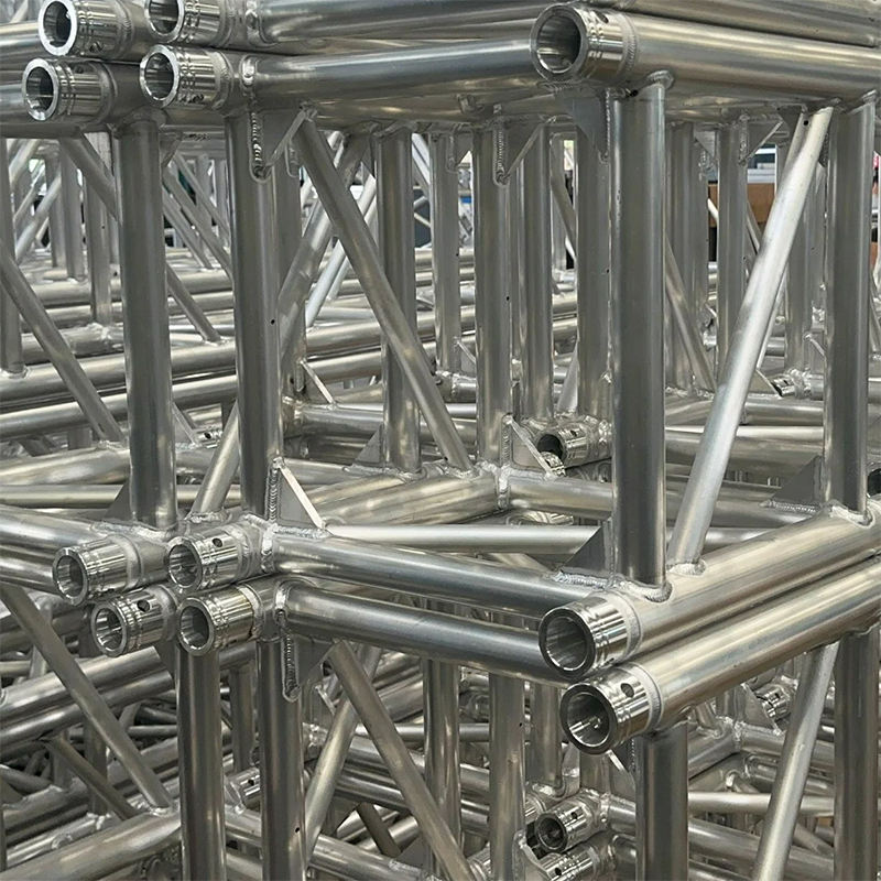 Treliça de alumínio 20 x 20 da fase do concerto exterior da mostra treliça sozinha do concerto da plataforma da estrutura do quadro