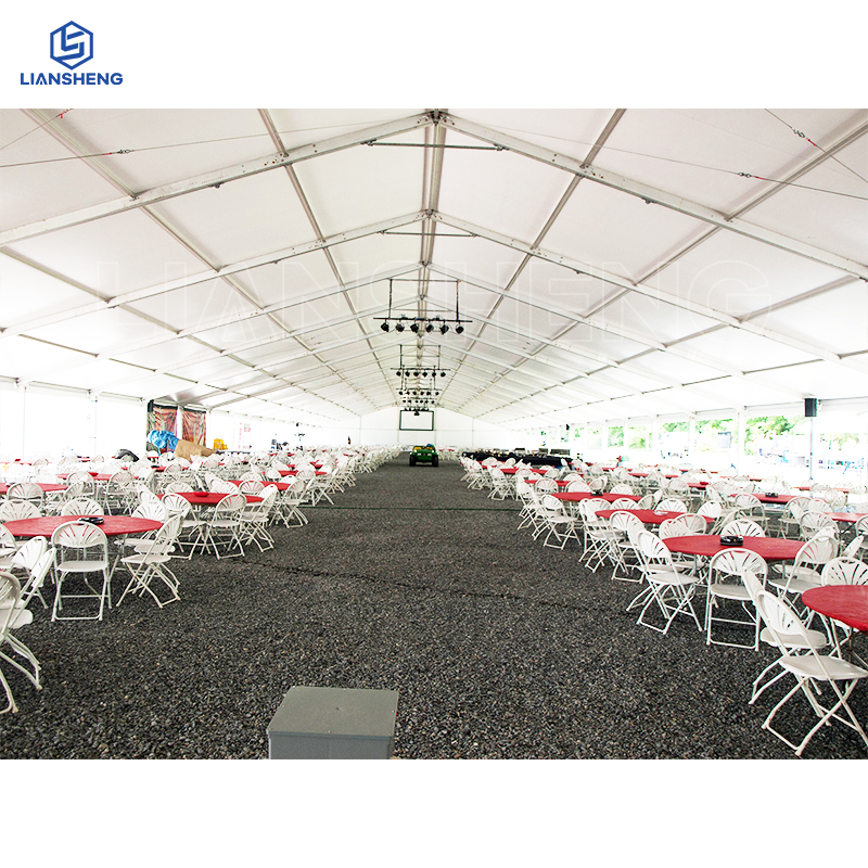 barraca transparente do casamento do PVC de 20m × 50m