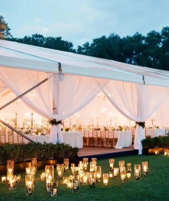 Barraca transparente Salão do grande famoso claro exterior do banquete de casamento do telhado para eventos