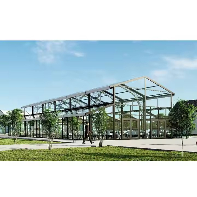 Nova chegada moldura preta tendas de casamento átrio evento estrutura marquee com estrutura de parede de vidro tenda para festas eventos