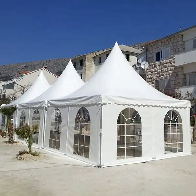 Tenda de pagode esportivo 5x5 ao ar livre para eventos de negócios e casamentos para tendas de feiras comerciais