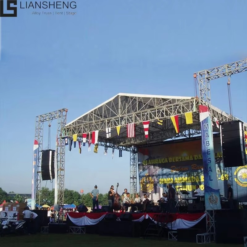 Liansheng · Série Tempestade | Sistema de estágio de treliça de grau de desempenho profissional de 10m x 7m