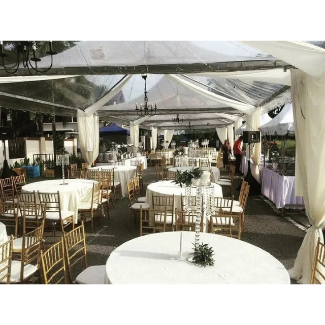 Fabricante de tenda de pagode de casamento de luxo em liga de alumínio para venda fornecedor de tenda para festas de eventos