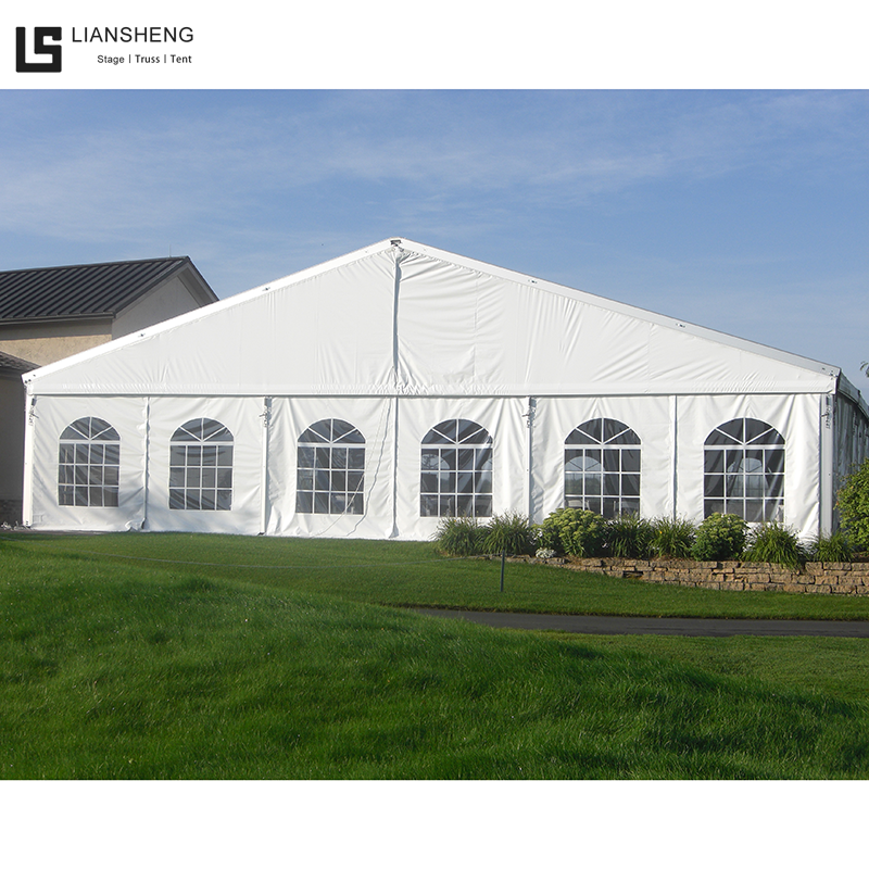 Tenda luxuosa à prova de vento, à prova d'água, dossel em pvc, quadra de basquete, estrutura de alumínio, estrutura permanente, barraca esportiva