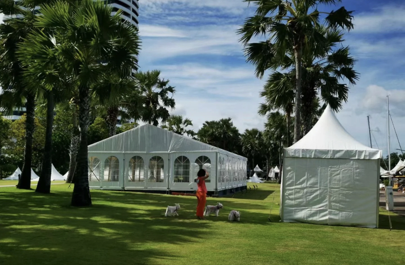 Tenda de casamento com estrutura de alumínio de alta qualidade