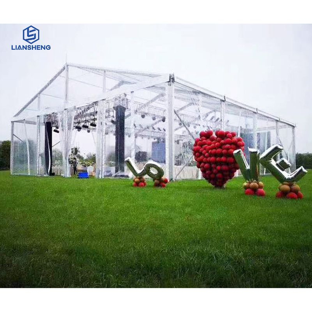 Tenda resistente de 20x50m 500 1000 Searter Tenda grande em formato de A para eventos ao ar livre, festa de casamento