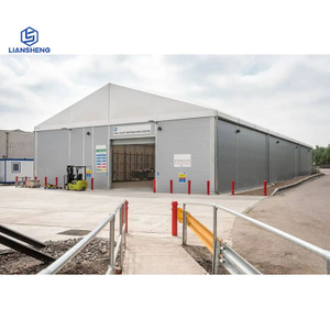 Tenda de PVC branca maior por atacado com estrutura de alumínio para tendas para armazém