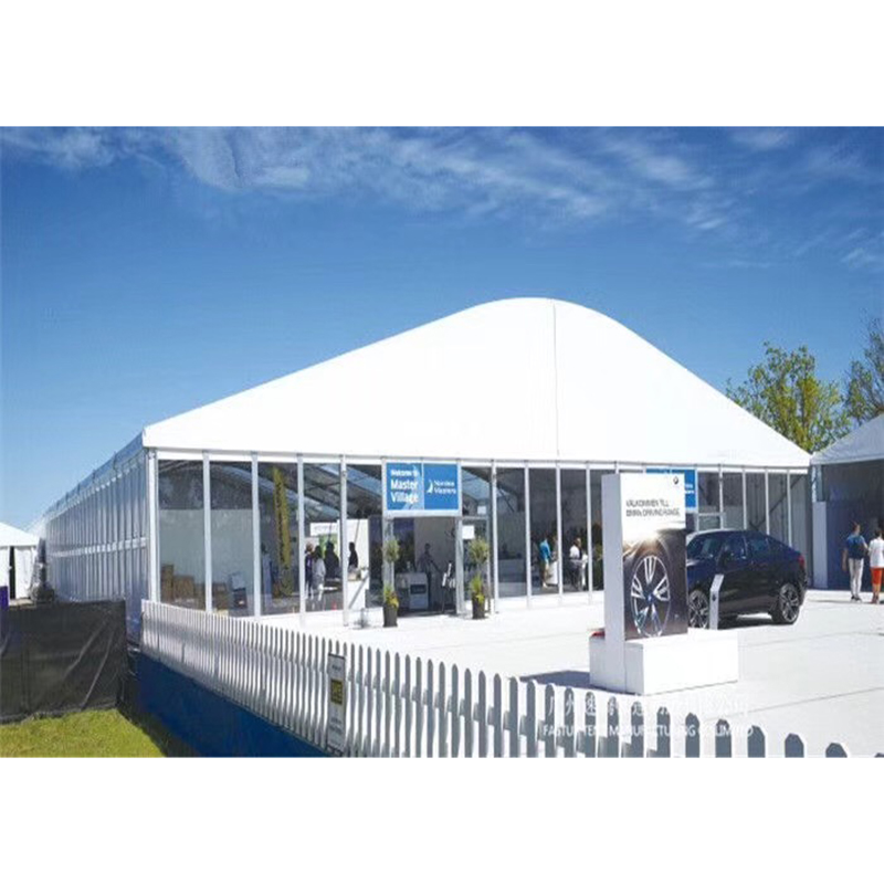 Grande tenda de negócios com design personalizado Expo Tenda para feiras comerciais Tenda para eventos de exposição com estrutura de alumínio ao ar livre