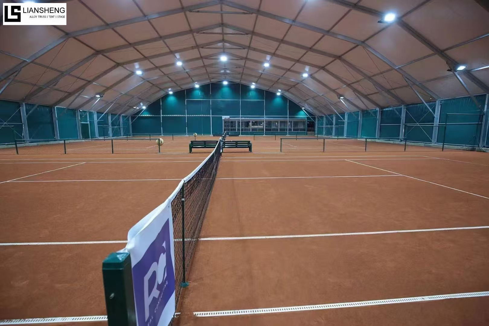 Soluções para tendas para eventos esportivos