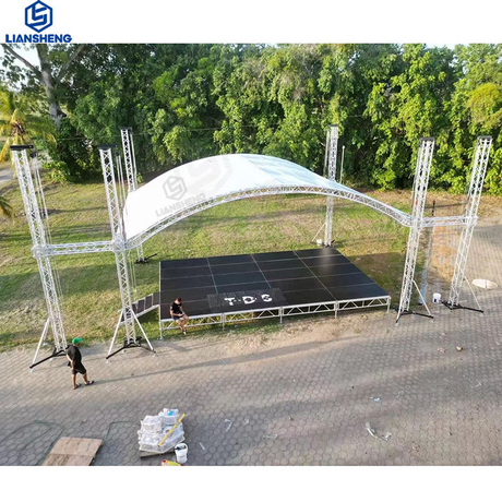 Palco de concerto ao ar livre de treliça de levantamento personalizado