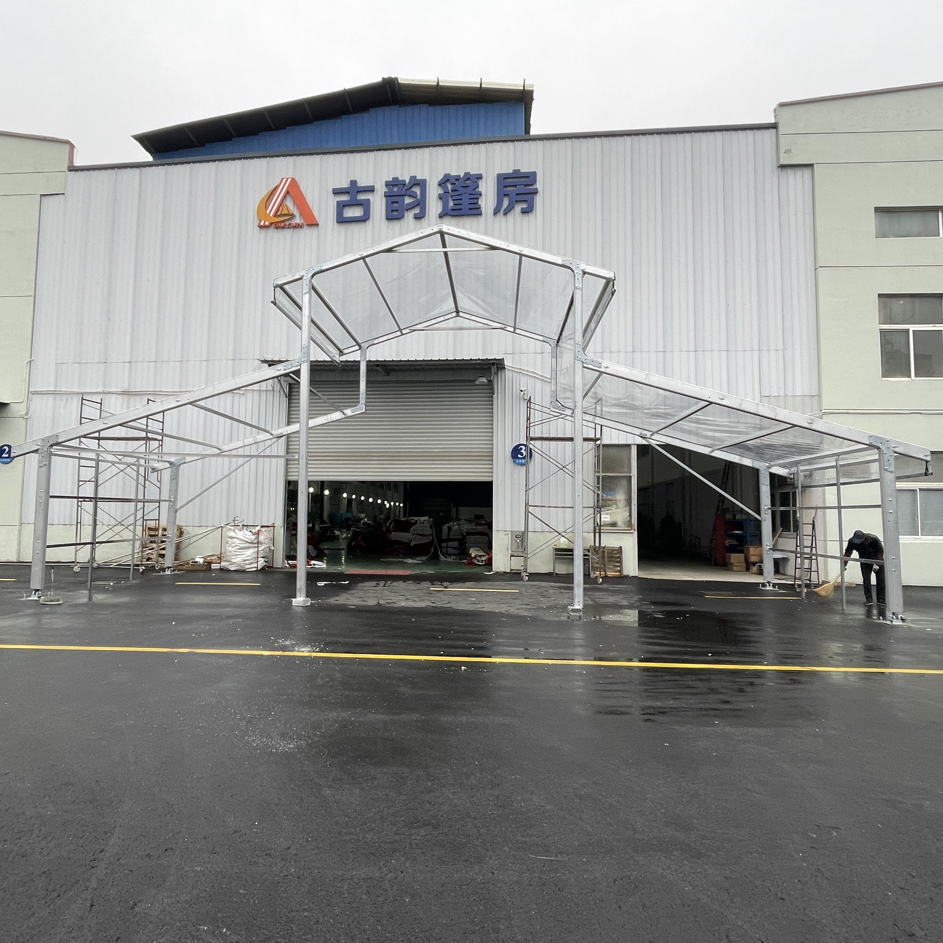 Grande quadro claro qua tenda dossel estrutura local marquise festa parede de vidro átrio evento casamento tendas comerciais para eventos