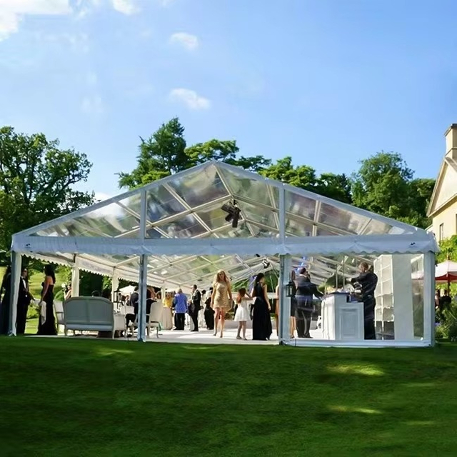 Tenda para festas de casamento transparente e transparente para venda