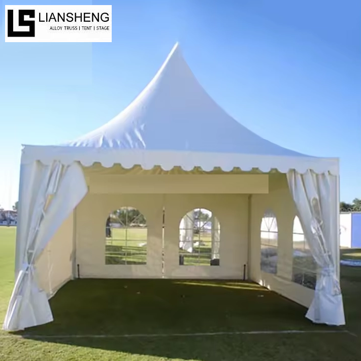 Tenda portátil branca para exterior, dossel, gazebo, praia, acampamento, jardim, pogada, 6x6m