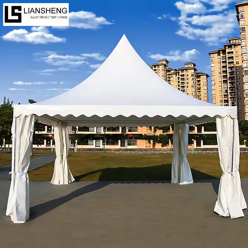 Tenda portátil branca para exterior, dossel, gazebo, praia, acampamento, jardim, pogada, 6x6m