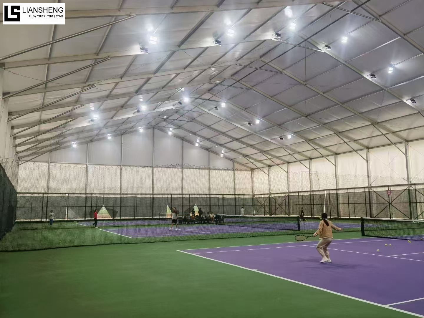 Soluções para tendas para eventos esportivos