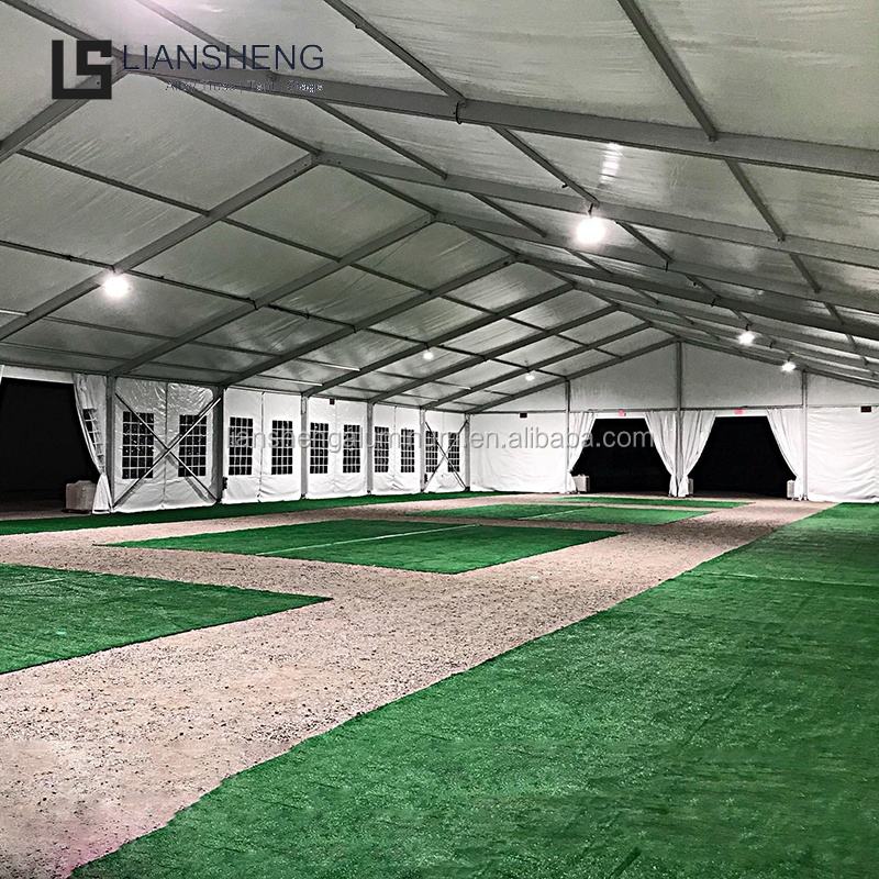 Barracas modulares de alumínio resistentes impermeáveis ​​duráveis ​​de 20x50m para a estrutura do armazém