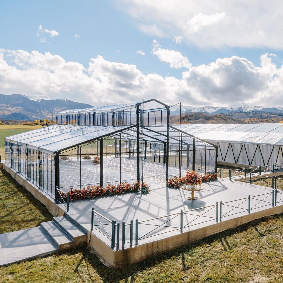 Tenda de luxo transparente para festa de casamento ao ar livre de alta qualidade para venda