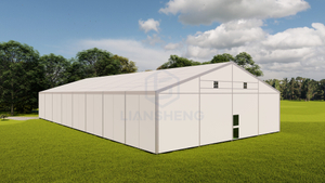 Tenda esportiva com estrutura de alumínio Liansheng 20m x 30m para barraca de basquete para barraca de tênis 